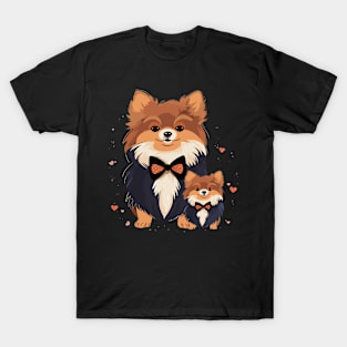 Pomeranian Fathers Day T-Shirt